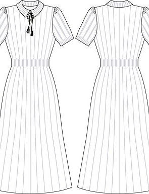 Emmy „The Peachy Keen Dress“ Burgundy Kleid