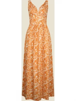 VERY CHERRY “ Limone Dress Paradise Shimmer Orange Sommerkleid